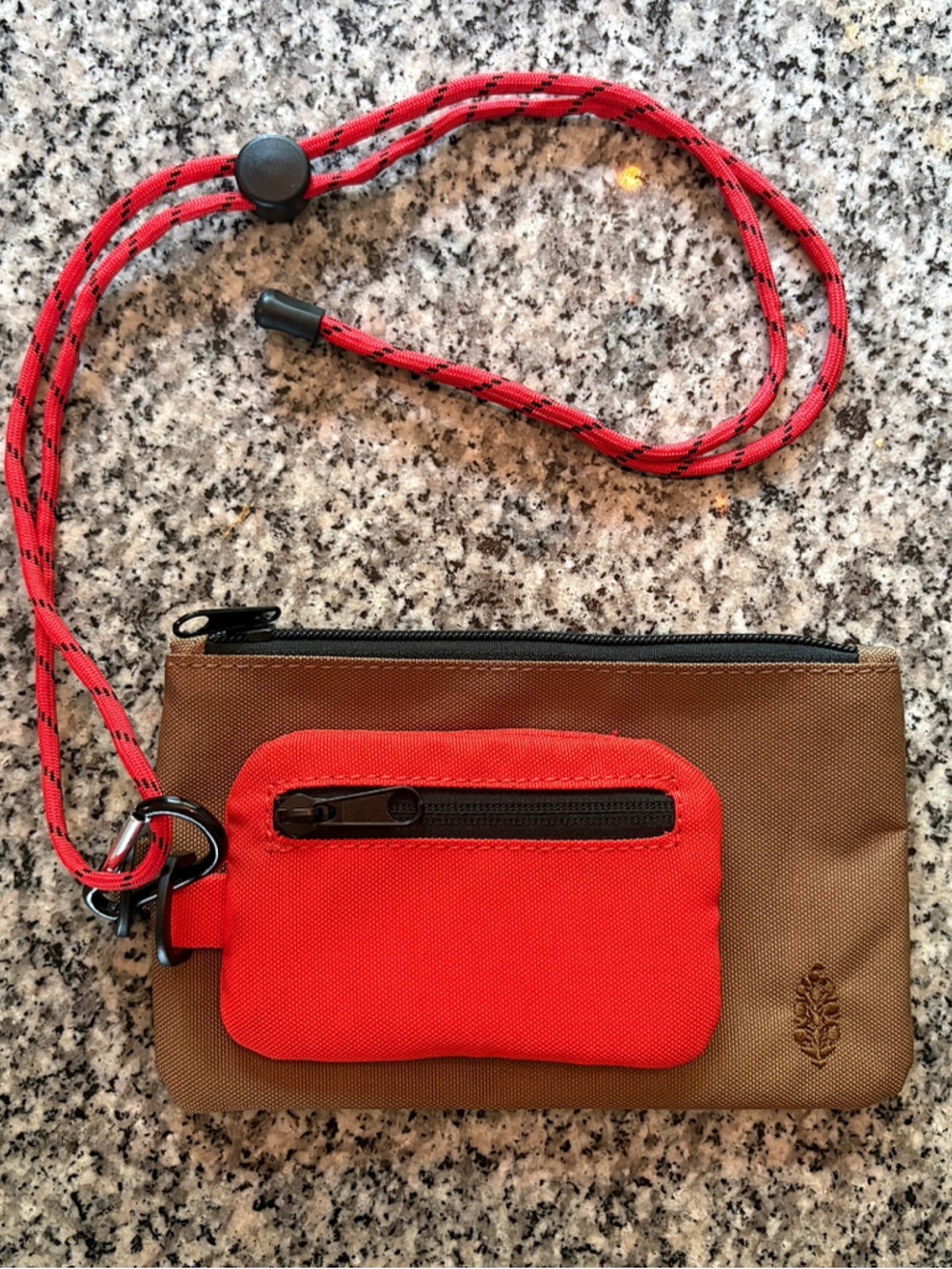 ♥️💖 NEW FP Movement Bags Lanyard Crossbody  Carabiner Red Brown NWOT